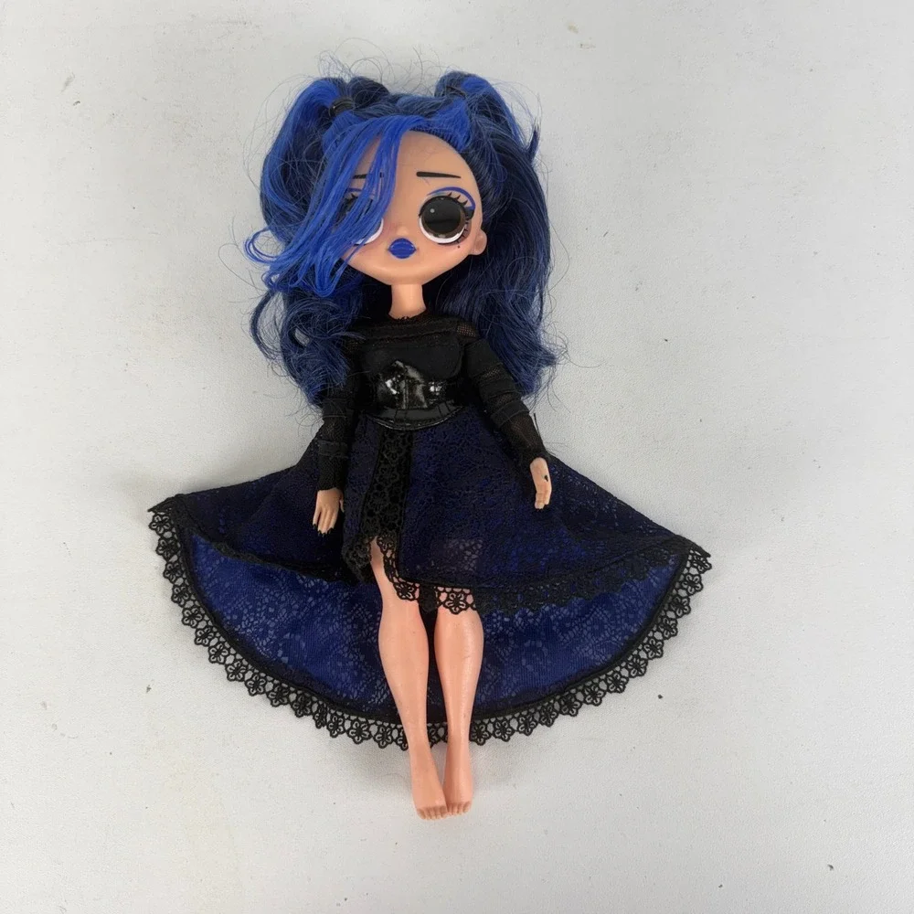 L.O.L. Surprise! OMG Moonlight B.B. Fashion Doll Blue Hair Lace Dress MGA 2019